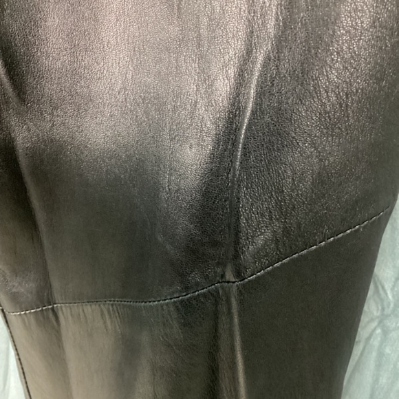 VINTAGE Danier Black Leather Pants - Picture 6 of 10